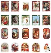 Kerststickers - 40 stuks - Wish List 1 - Christmas sticker - Leuk voor het versieren van kerstpost, gebruik in bulletjournals en voor scrapbooking