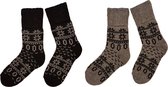 Belucci warme sokken met wol 2 paar maat 39/42