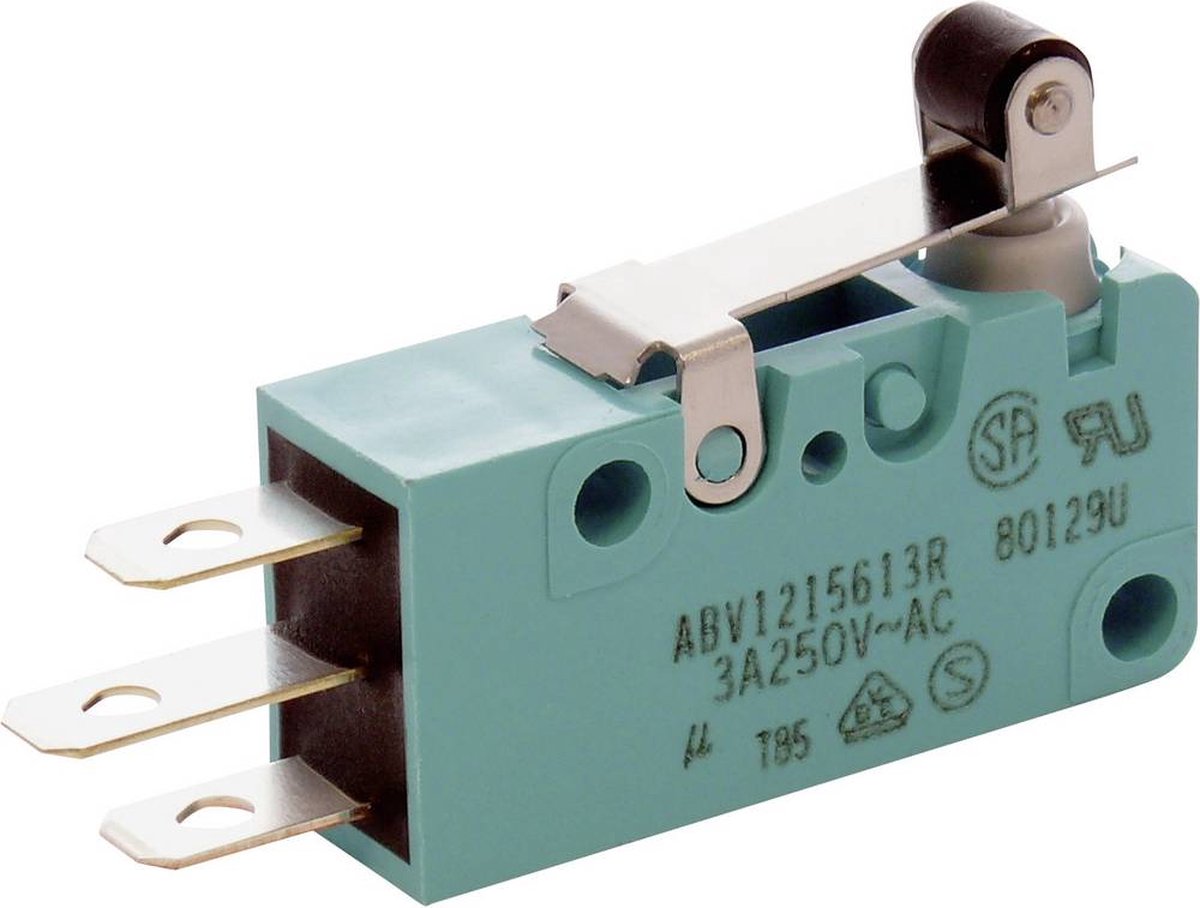 Panasonic Microschakelaar ABV1215603R 250 V/AC, 30 V/DC 3 A 1x aan/(aan) IP67 Moment 1 stuk(s)