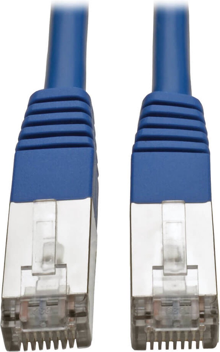 Tripp-Lite N105-003-BL Cat5e 350 MHz Molded Shielded STP Patch Cable (RJ45 M/M), Blue, 3 ft. TrippLite