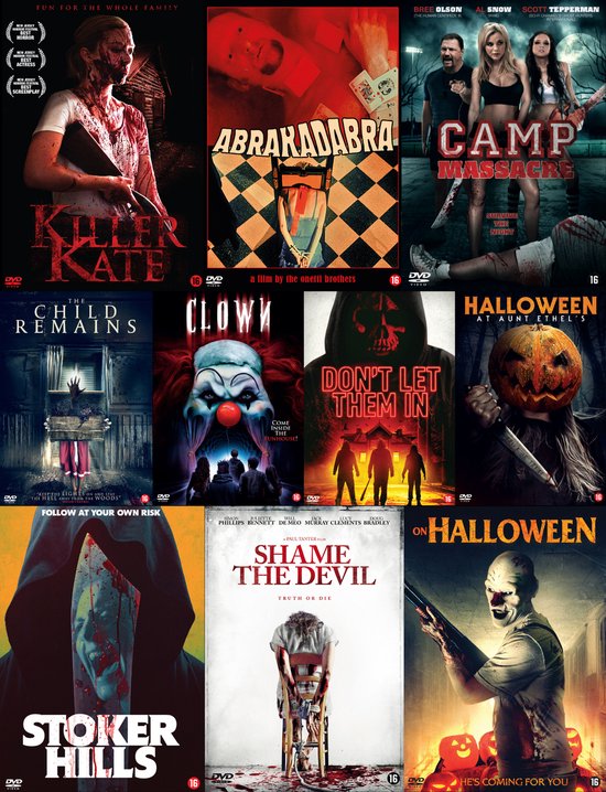 Slasher Horror DVD set