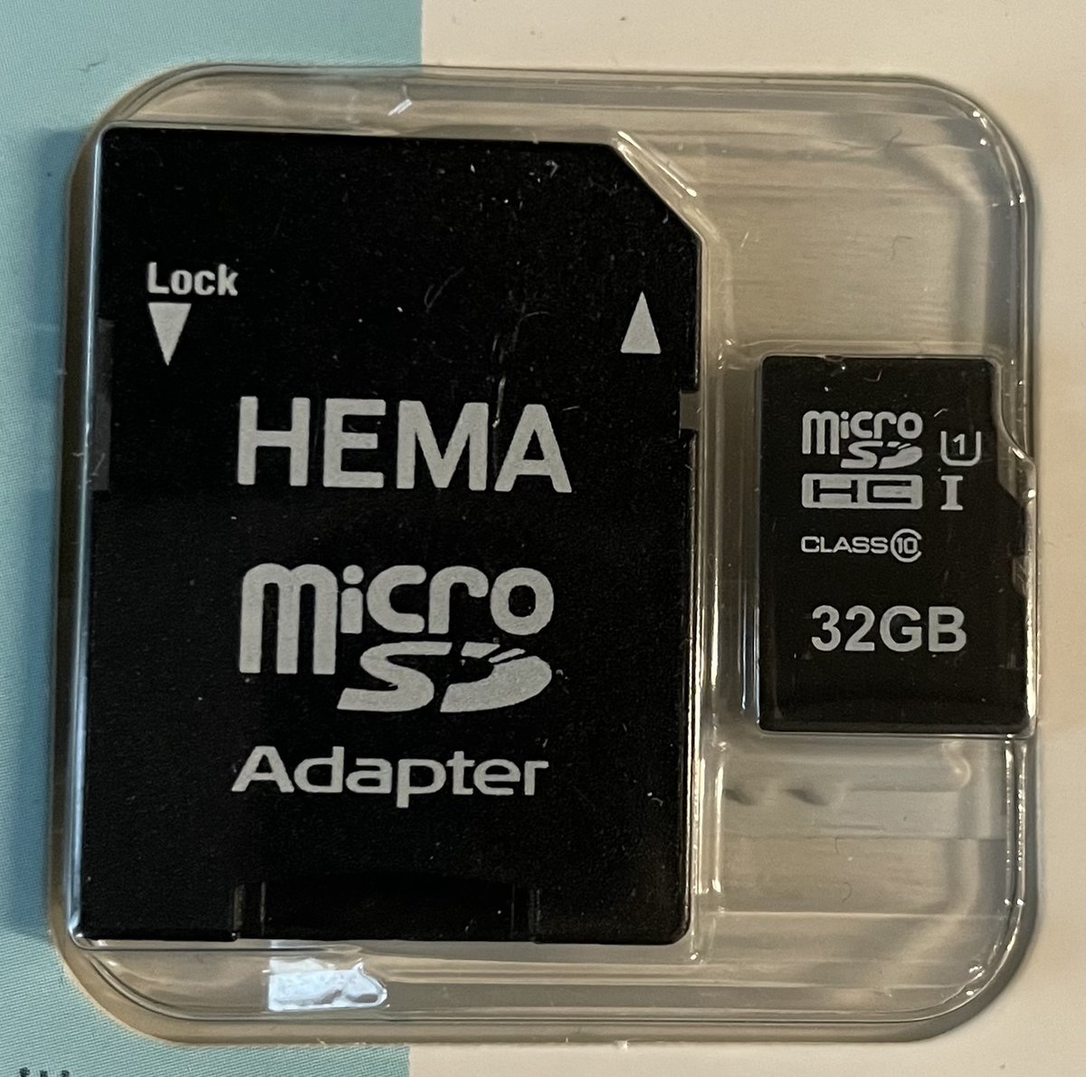 Hema - Carte mémoire Micro SDHC - 32 GB - Avec adaptateur pour format SD  normal - pour