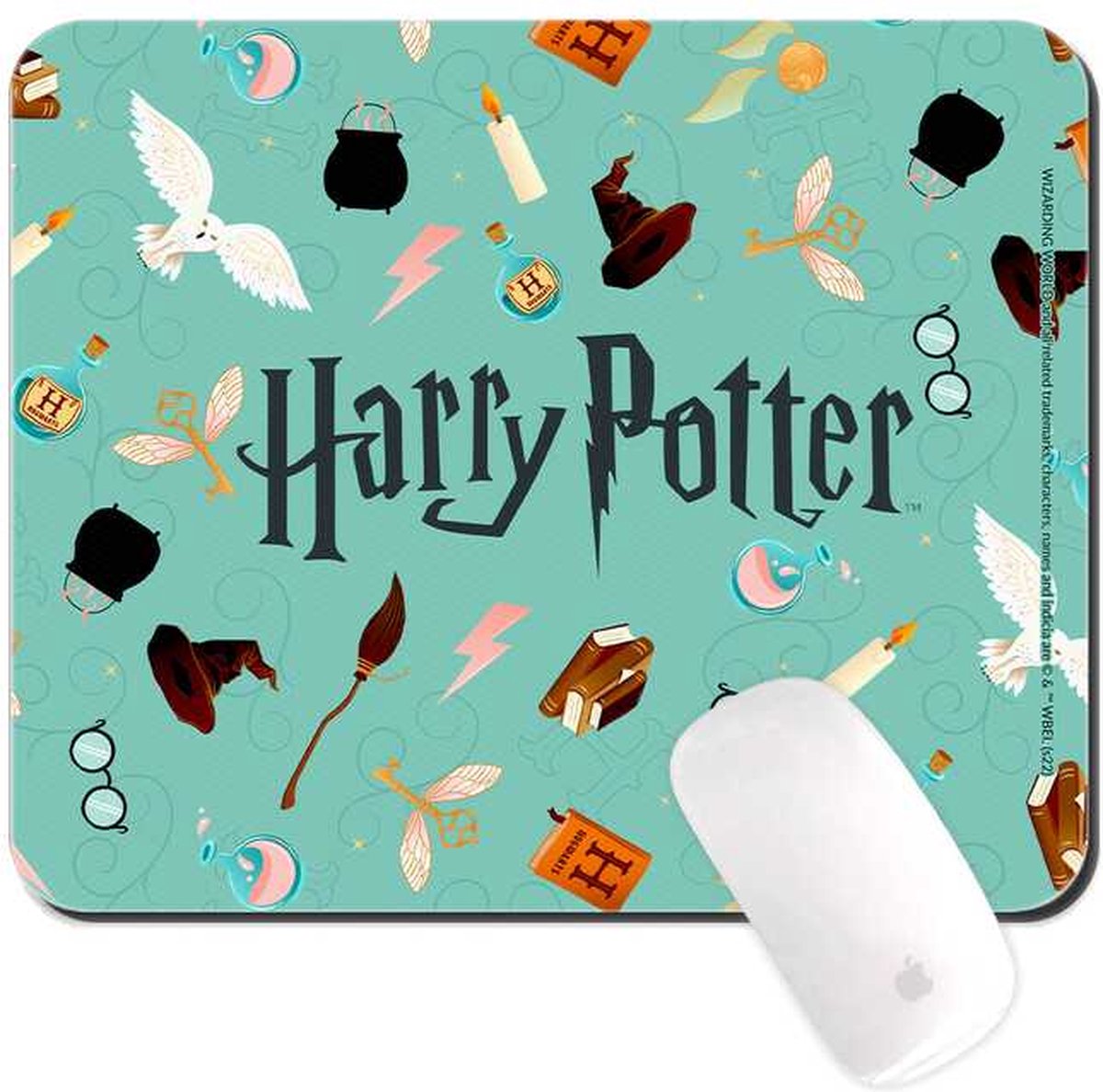 Tapis de souris Harry Potter - 22x18 cm 3mm d'épaisseur