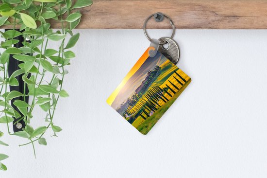 Porte-clés - Herbe - Soleil - Colline - Paysage - Cadeaux à distribuer - Plastique