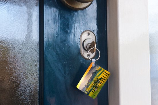 Porte-clés - Herbe - Soleil - Colline - Paysage - Cadeaux à distribuer - Plastique