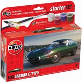 1:43 Airfix 55009 Jaguar E-Type - Starter Kit Plastic Modelbouwpakket