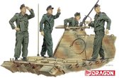 1:35 Dragon 6191 Achtung Jabo - Panzer Crew - France 1944 Plastic Modelbouwpakket