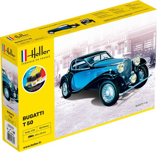 Bugatti plastic model car kit hotsell