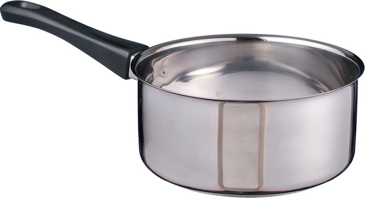 RVS steelpan/sauspan 16 x 75 cm - Sauspan/juspan - Steelpannetje - Koken - Keukengerei
