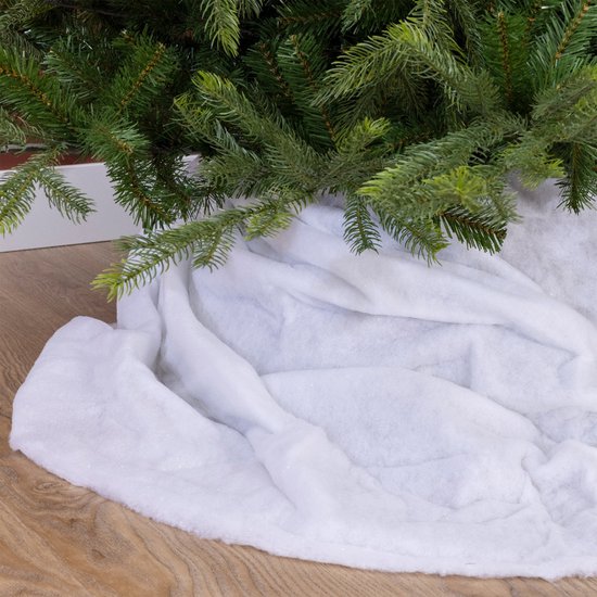 Sneeuwdeken / sneeuwtapijt wit glitter 120 x 80 cm - sneeuwkleedjes -  Winter landschap... | bol.com