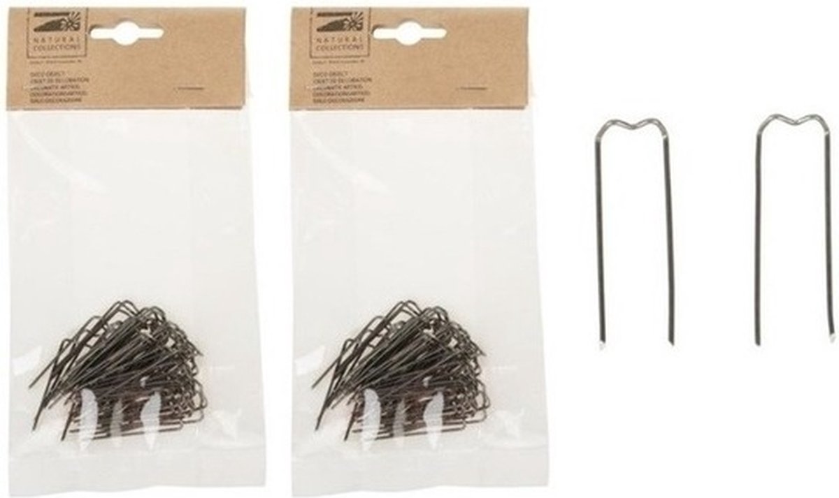 Dijk Natural Collections Steekkrammen klemmen - 100x - 1.5 x 4 cm - patentkrammen