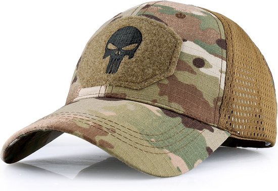 WiseGoods Luxe Tactical Baseball Cap - Camouflage Caps - Airsoft Petten - Outdoor / Vissen - Leger Pet - Army - Soldaat - Kostuum