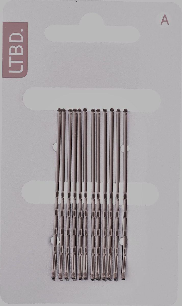 LTBD haarschuifjes extra lang 6 cm - zwart - schuifspeldjes - 12 haarspeldjes - haarspelden