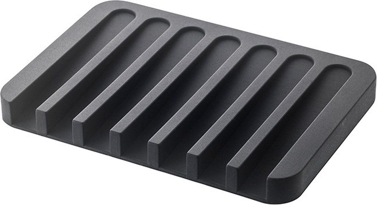 Yamazaki Handzeep houder siliconen zwart - 07398 - Klaar voor gebruik