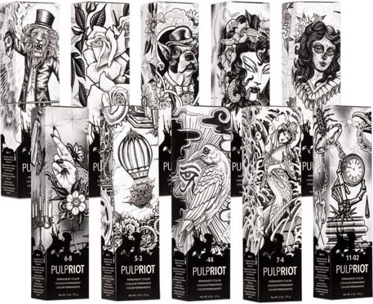 Pulp Riot Faction 8 Permanent Hair Color Violet / Violet 4-22 57g