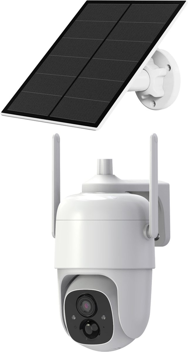 VikoHome Smart PTZ Battery Camera, Solar, Zonnepaneel