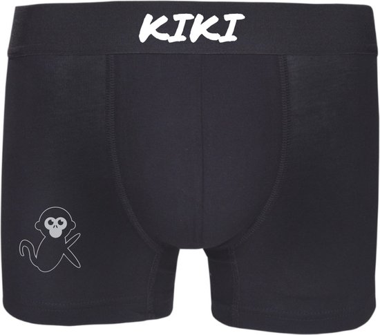 Kikishop Boxershort Cotton Stretch Taille M- Boxer - 3 pièces - Homme noir* Grijs*anthracite