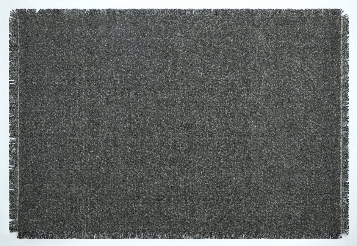 Dutch Lifestyle - Vloerkleed Flocus charcoal 190x290cm
