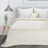 Oneiro’s Luxe Plaid GINKO Type 4 gebroken wit - 150 x 200 cm - wonen - interieur - slaapkamer - deken – cosy – fleece - sprei