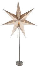 Lanterne étoile de Noël illuminée sur standard 60 cm sur piles - Étoiles de Étoiles de Noël avec lumière - Décoration de Noël/Décorations de Noël