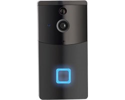 DrPhone SMARTCAM4 – Video Deurbel 1080P Draadloze Intercom TUYA / SmartLife – Camera – Smart Home – Zwart