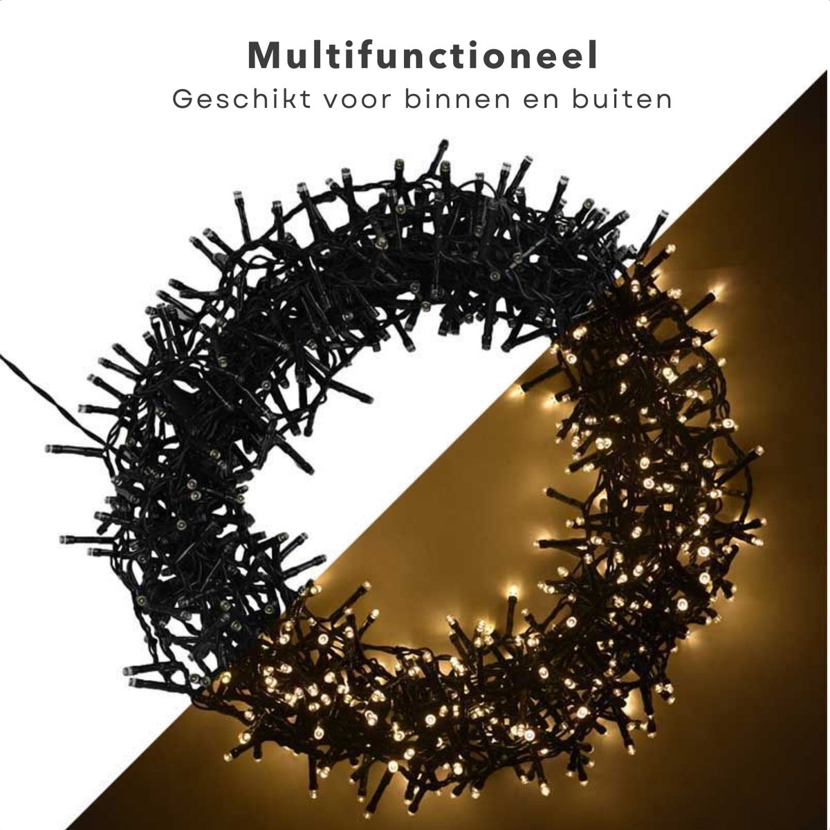 Cheqo® Kerstboomverlichting Micro Clusterverlichting Kerstlampjes