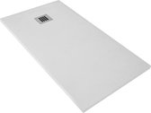 Sol de douche en pierre composite Veroni Madison 90x90x3cm Blanc