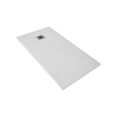 Veroni Madison Plancher de douche en pierre composite 140x90x3cm Blanc