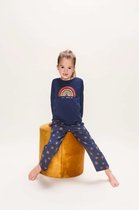 Charlie Choe meisjes pyjama Rainbow Navy