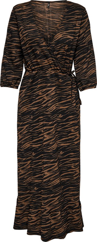 ONLY ONLOVA 3/4 MID CALF WRAP DRESS JRS Robe Femme - Taille S
