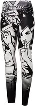 Extreme Hobby - Comics Black and White - Leggings - Noir, Wit - Taille L
