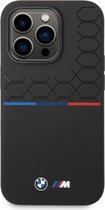 BMW Silicone Back Cover Smartphonehoesje voor Apple iPhone 14 Pro - Bescherm je Telefoon met Zwarte Kleur en Bescherming