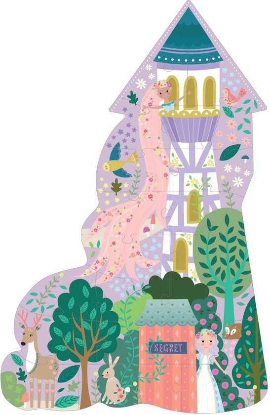 Floss & Rock Puzzel, Sprookje - 20 stukjes - ca. 45 x 29 cm van FLO — afbeelding 2