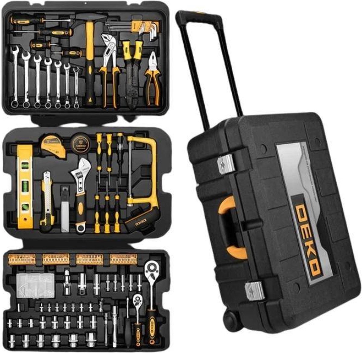 Deko Tools Jeu d'outils à main DKMT258, 258 pièces | bol.com