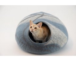 Cat cave kattenmand all blue