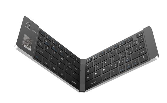 Inca IBK-579BT NL QWERTY toetsenbord! Bluetooth Universeel Draadloos Opvouwbaar / Inklapbaar Toetsenbord, Bluetooth Keyboard – Voor Tablet /…