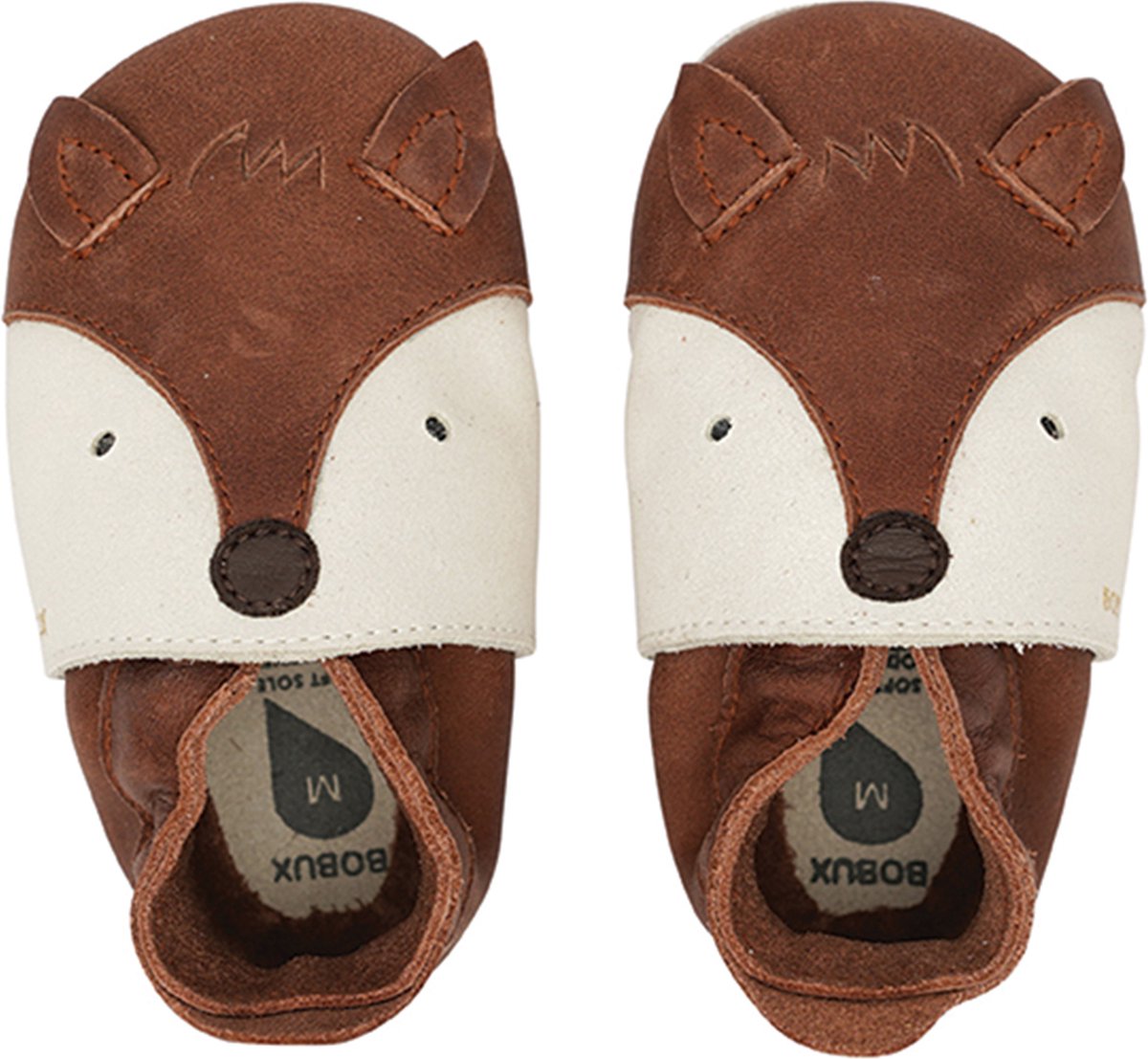 Bobux Soft Soles - Baby Slofjes Leer - Foxy Toffee - Maat 18