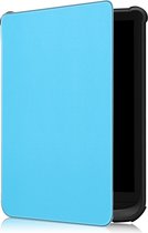 Case2go - E-reader Hoes geschikt voor PocketBook Touch Lux 5 - Sleepcover - Auto/Wake functie - Magnetische sluiting - Licht Blauw
