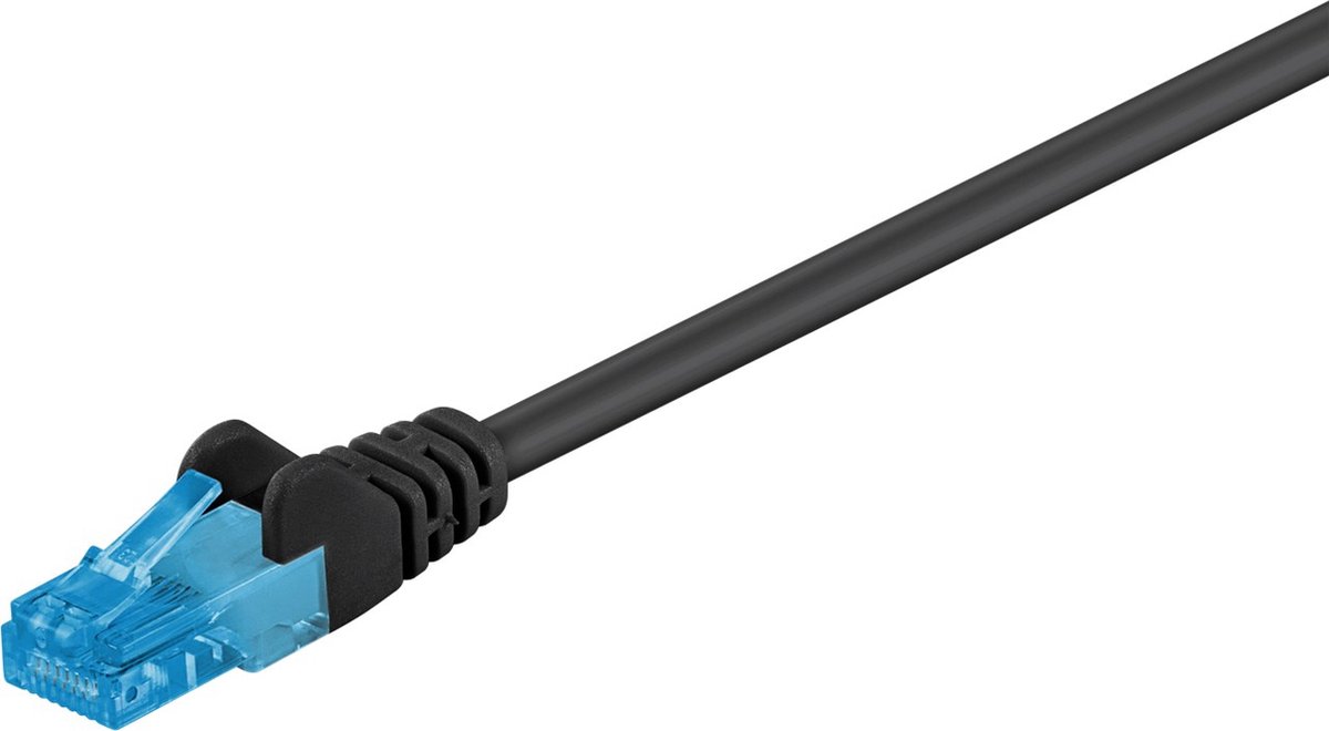U/UTP CAT6a 10 Gigabit netwerkkabel / zwart - LSZH - 15 meter