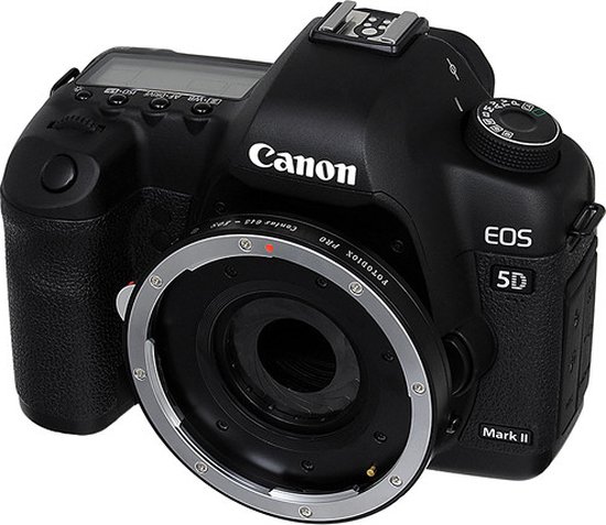 FotodioX Pro Lens Mount Adapter voor Contax 645 Lens naar Canon EF-Mount Camera
