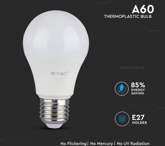 waarschijnlijk De stad fonds 10-pack E27 LED Lamp - 11 Watt - A60 - Samsung 3000K Warm wit licht -  Vervangt 75 Watt | bol.com