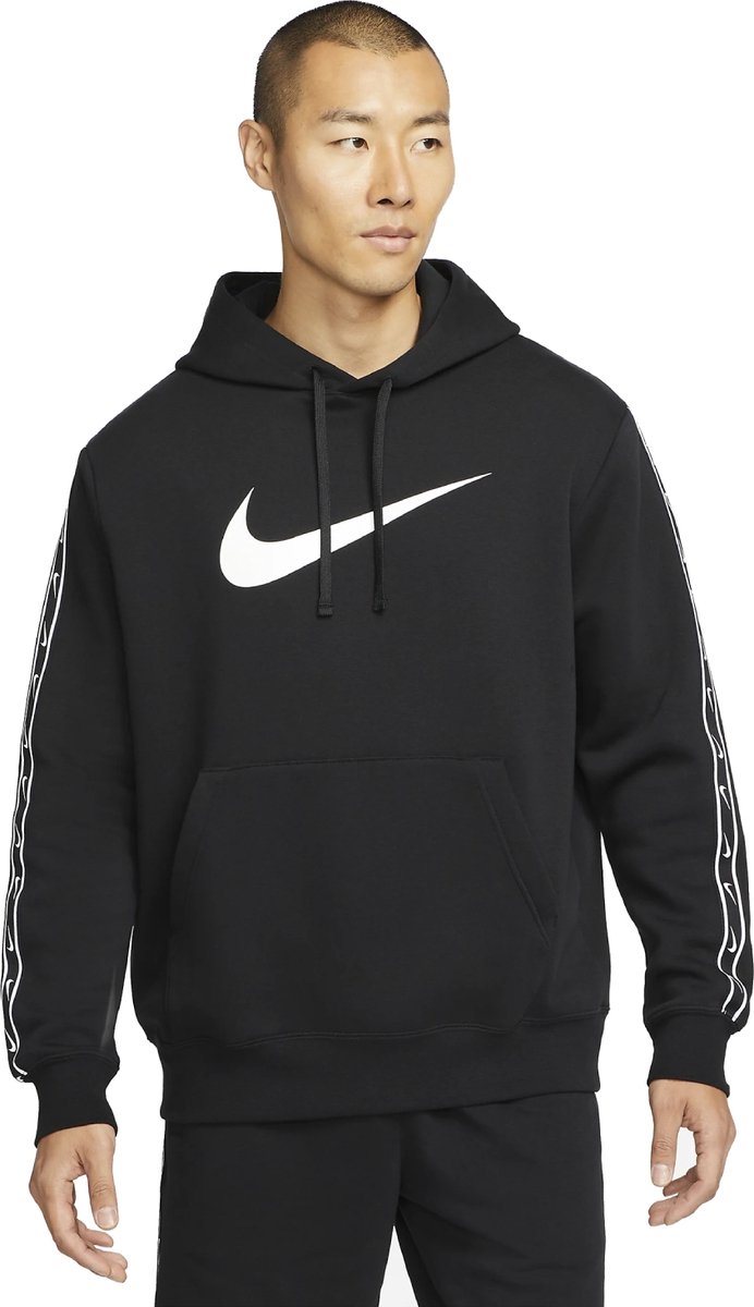 Nike Sportswear Repeat sportsweater heren zwart bol