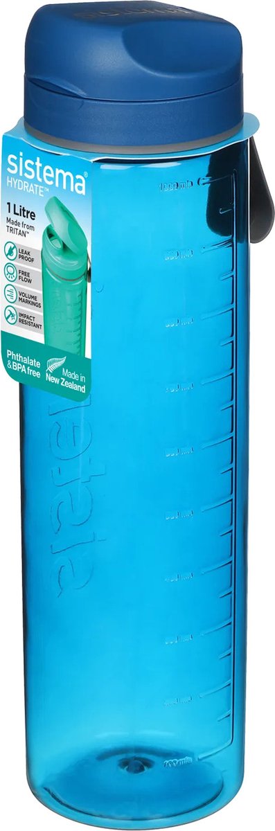 Drinkfles Hydrate Square 1l - Teal