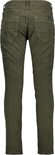 Legergroene corduroy spijkerbroek van Cars Jeans, achterkant.