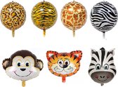 Luna Balunas Set Jungle Animaux FoilBalloons Ballons à l'hélium