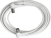 Axing BAK 753-00 câble coaxial 7,5 m IEC Blanc