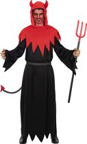 FUNIDELIA Duivel Kostuum voor mannen - Maat: XL - Rood