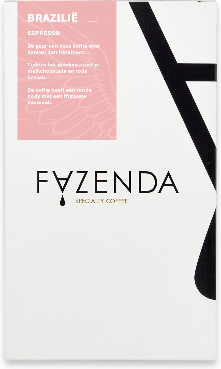 FAZENDA Brazilië - Specialty coffee by Mocca d'or - Espresso bonen - Koffiebonen - 500 gram - Slowroast - Single Blend