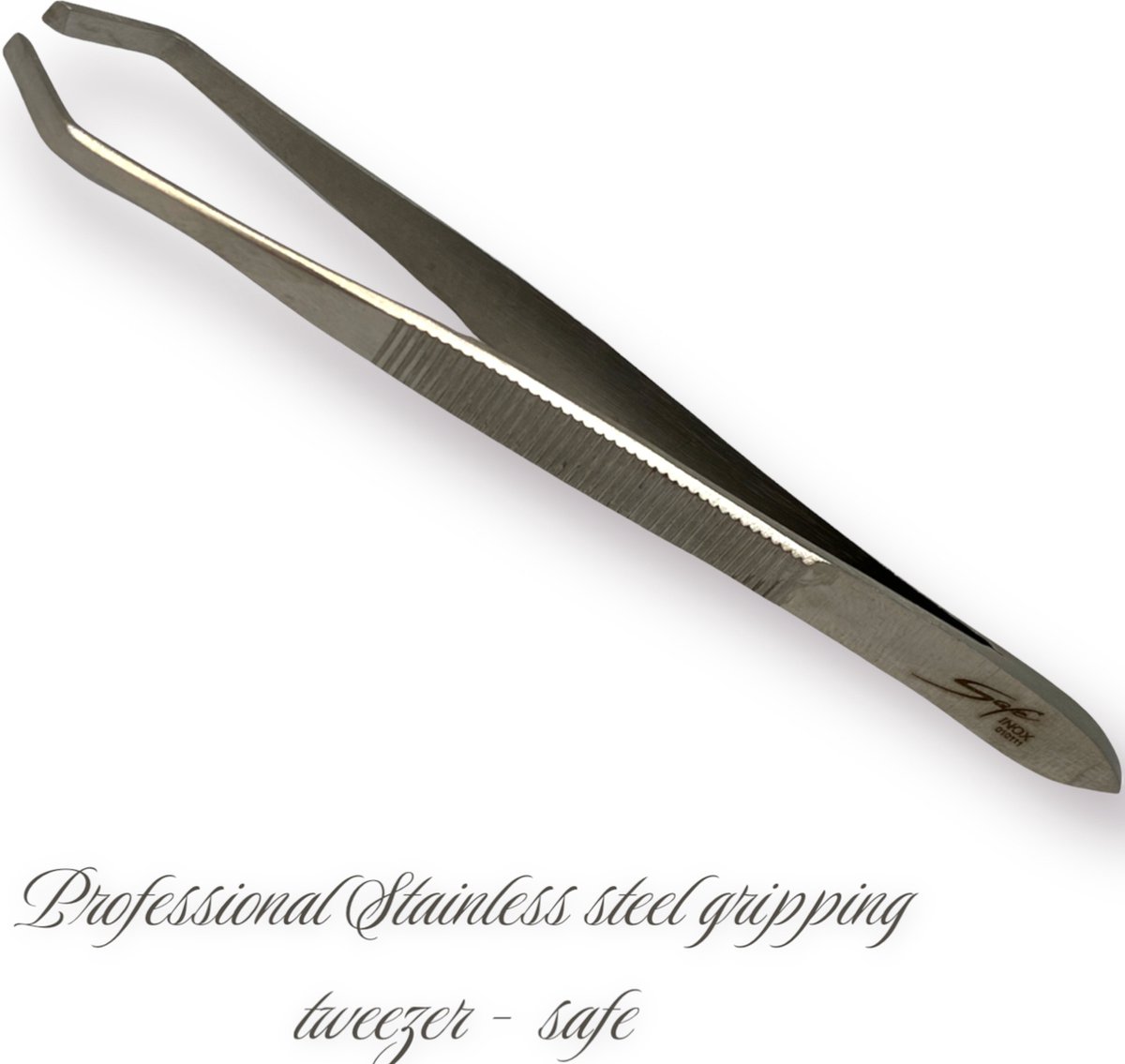 Pincet - Epileer pincet - Stainless steel - griping tweezer - Safe italië