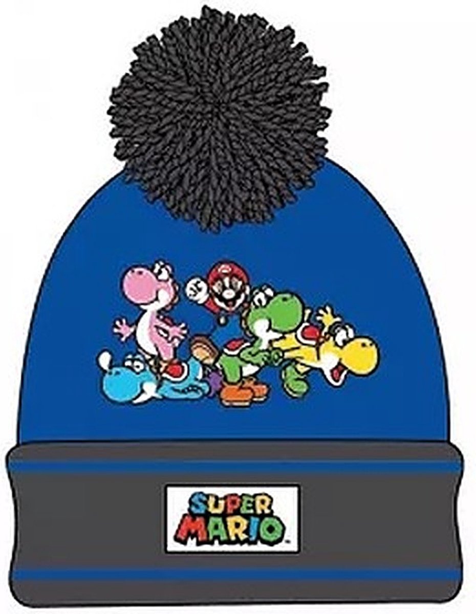 Super Mario Muts - Blauw - maat 52